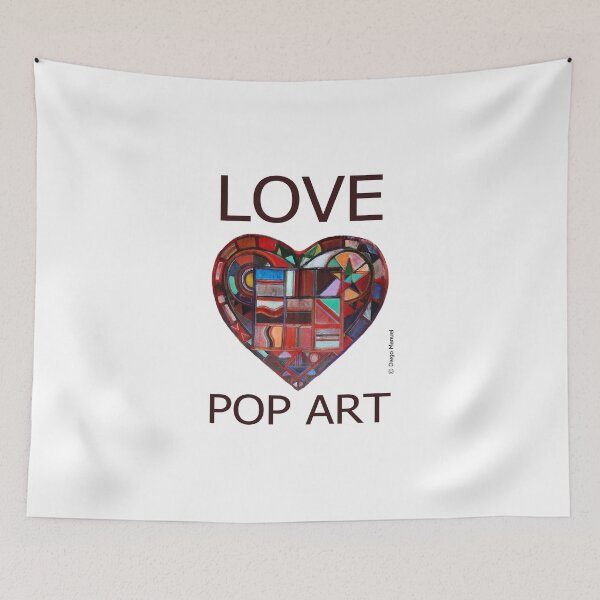 Item preview, Heart, Love Pop Art designed and sold by Diego Manuel Rodriguez.
