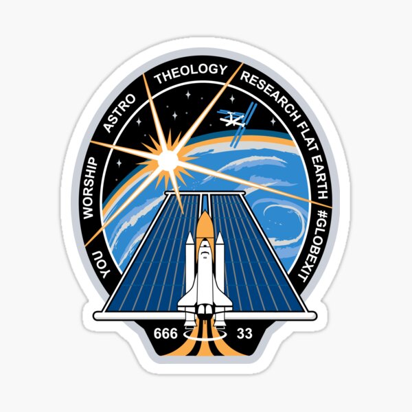 Space Mission Parody Patch No. 2 Sticker