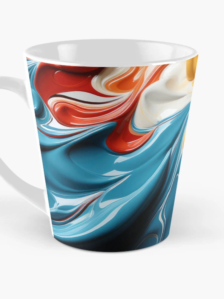 Thumbnail 3 of 4, Coffee Mug, Colorful Abstract Patterns designed and sold by AIPICCRAFT.
