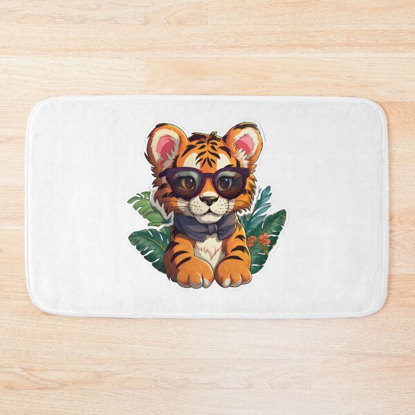 Item preview, Cool and kawaii baby tiger designed and sold by EnigmaStitcher.