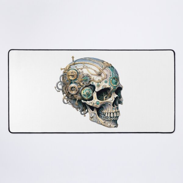 Item preview, Steampunk Skull with Clockwork Gears designed and sold by SchorlCraft.
