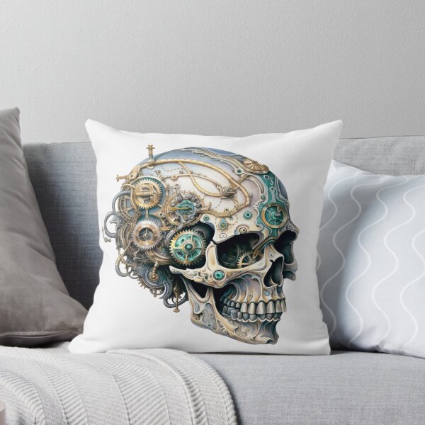 Item preview, Steampunk Skull with Clockwork Gears designed and sold by SchorlCraft.