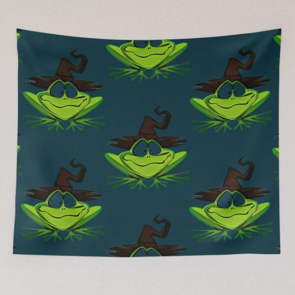 Item preview, confused frog Sticker designed and sold by SaltyCulthf.
