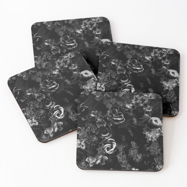 Item preview, Black & White Floral designed and sold by Black Valley Cards.