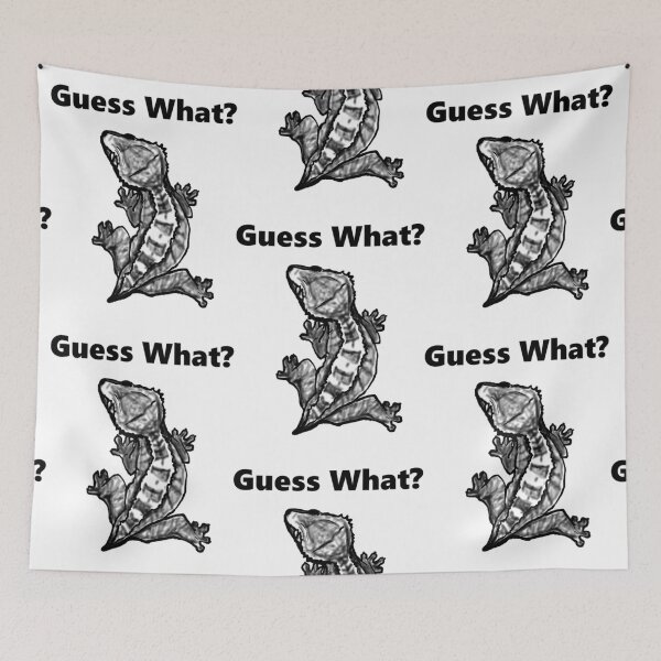 Item preview, Crested Gecko Guess What Frog Butt   designed and sold by SaltyCulthf.