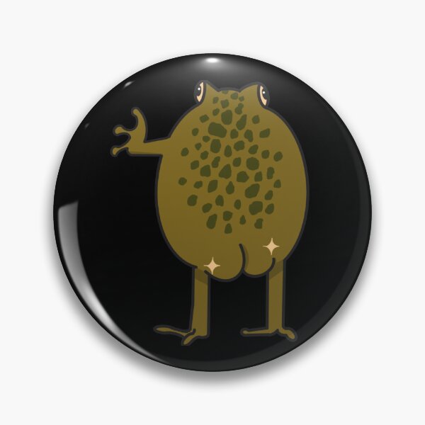 Item preview, Cute frog with a sparkly butt Sticker designed and sold by SaltyCulthf.