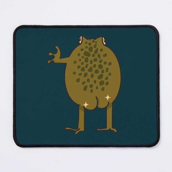 Item preview, Cute frog with a sparkly butt Sticker designed and sold by SaltyCulthf.