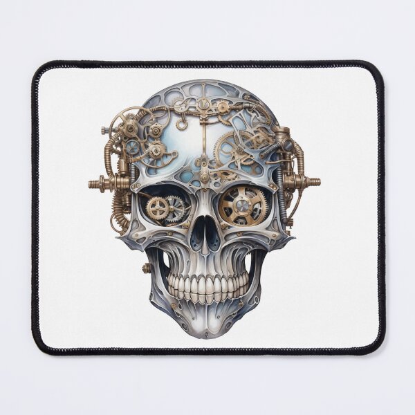 Item preview, Steampunk Skull with Clockwork Gears designed and sold by SchorlCraft.