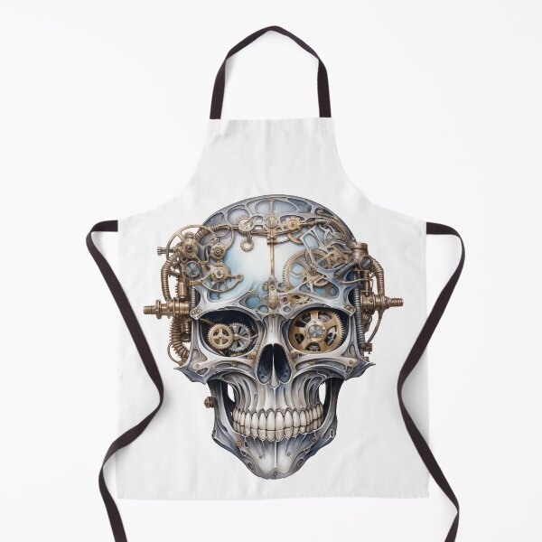 Item preview, Steampunk Skull with Clockwork Gears designed and sold by SchorlCraft.