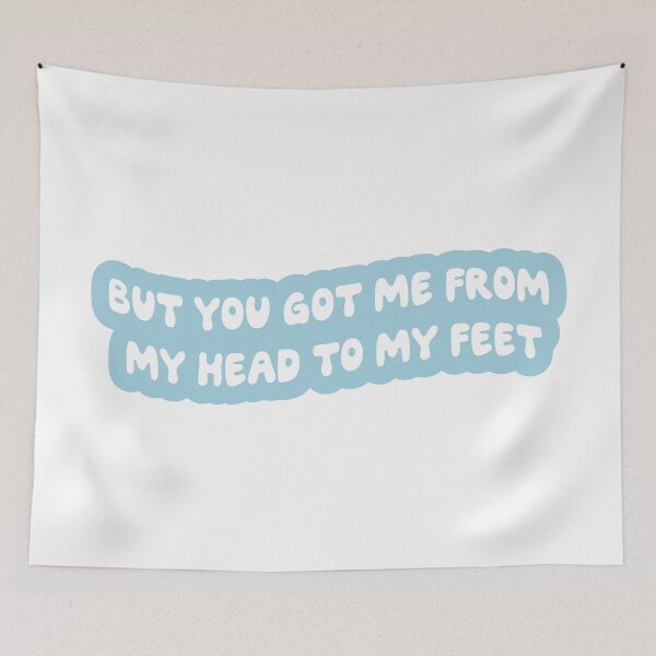 Item preview, but you got me from my head to my feet - olivia dean designed and sold by Aesthetic Crew.