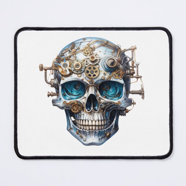 Item preview, Steampunk Skull with Clockwork Gears designed and sold by SchorlCraft.