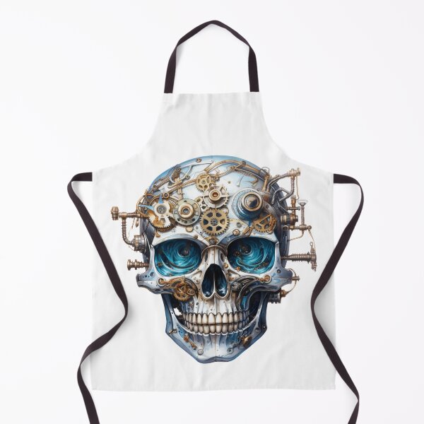 Item preview, Steampunk Skull with Clockwork Gears designed and sold by SchorlCraft.