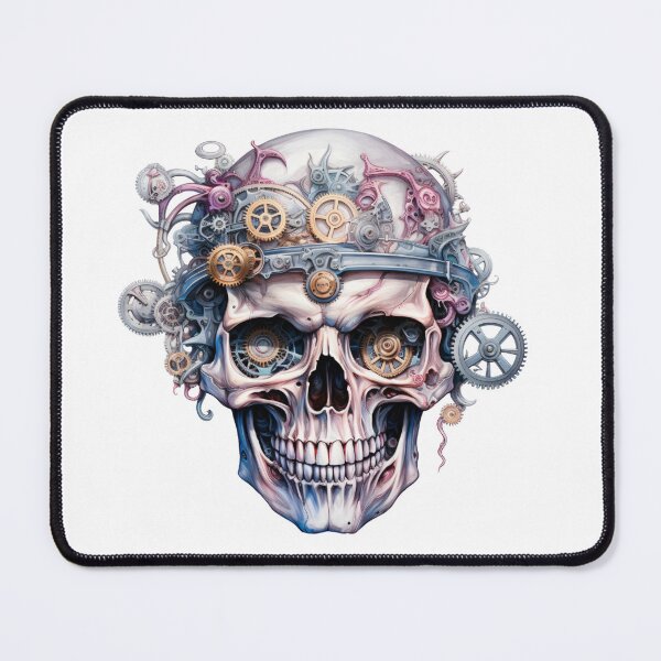 Item preview, Steampunk Skull with Clockwork Gears designed and sold by SchorlCraft.