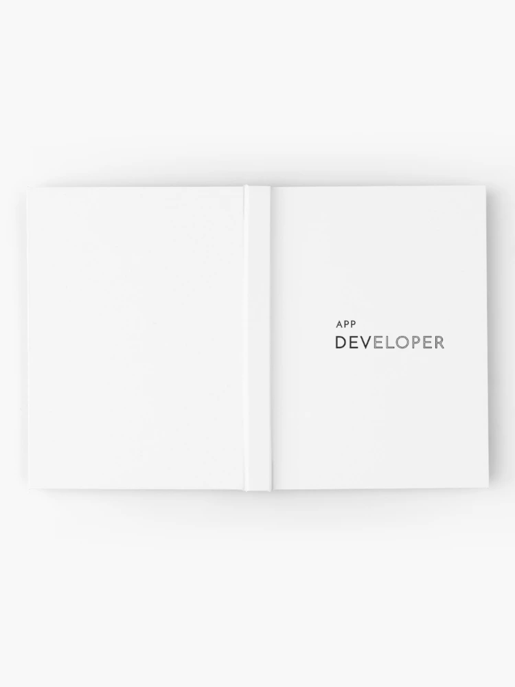 Thumbnail 2 of 3, Journal, App Developer (Inverted) designed and sold by developer-gifts.
