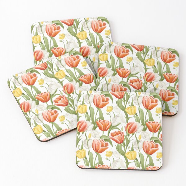 Item preview, Vintage Tulip flower pattern designed and sold by Vindbult.