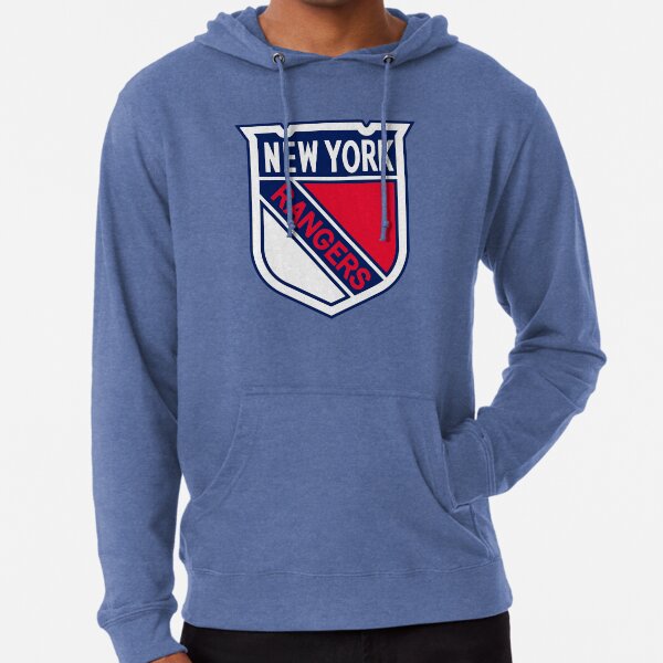 New York Rangers Liberty Blue Red Gradient Personalized NHL Hoodie