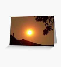 sat black Greeting Card