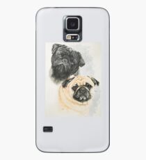 Pug Pair Case/Skin for Samsung Galaxy