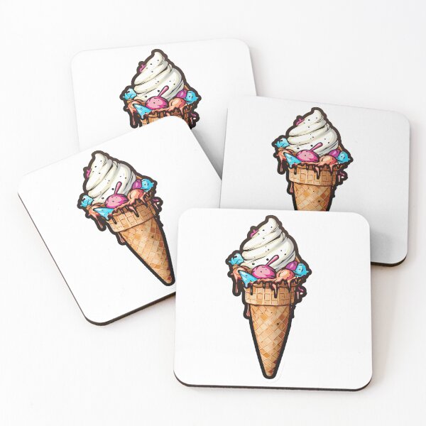 Item preview, Cold dessert in a waffle cup designed and sold by abmkf.