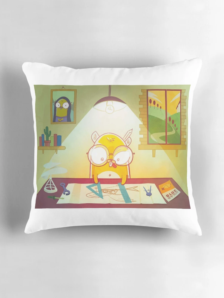 Thumbnail 3 of 4, Pillow, GoLab designed and sold by coderman.