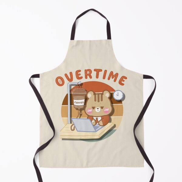 Item preview, Cute Kawaii Chipmunk Overtime Coffee IV designed and sold by cutecozynook.
