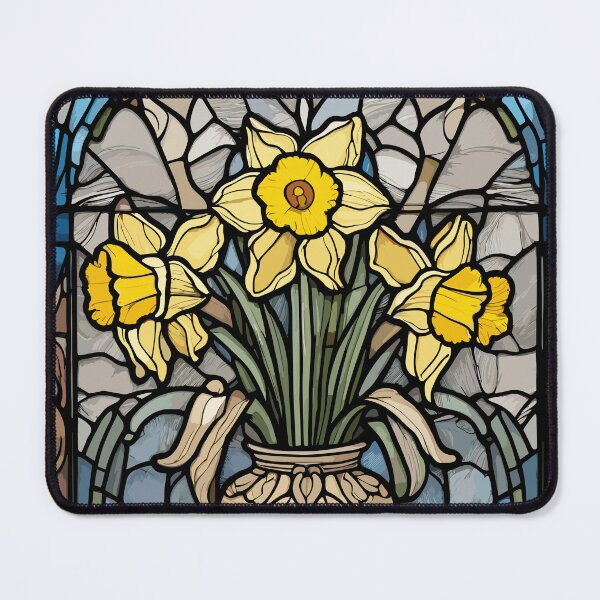 Item preview, Vase of Daffodils Artwork designed and sold by ancient-times.