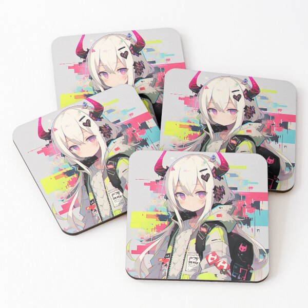 Item preview, Colorful Glitch Style Anime Girl designed and sold by AerinDigital.