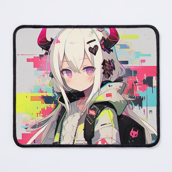 Item preview, Colorful Glitch Style Anime Girl designed and sold by AerinDigital.