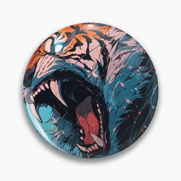 Item preview, Savage Splendor: The Fierce Tiger's Colorful Creation designed and sold by EchoingElegance.