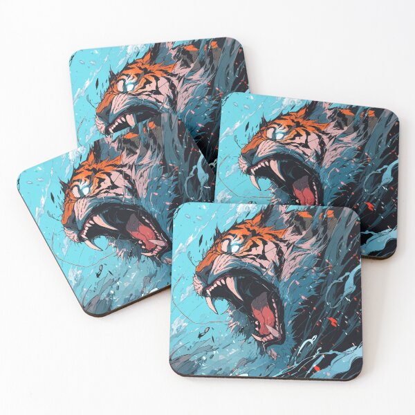 Item preview, Savage Splendor: The Fierce Tiger's Colorful Creation designed and sold by EchoingElegance.