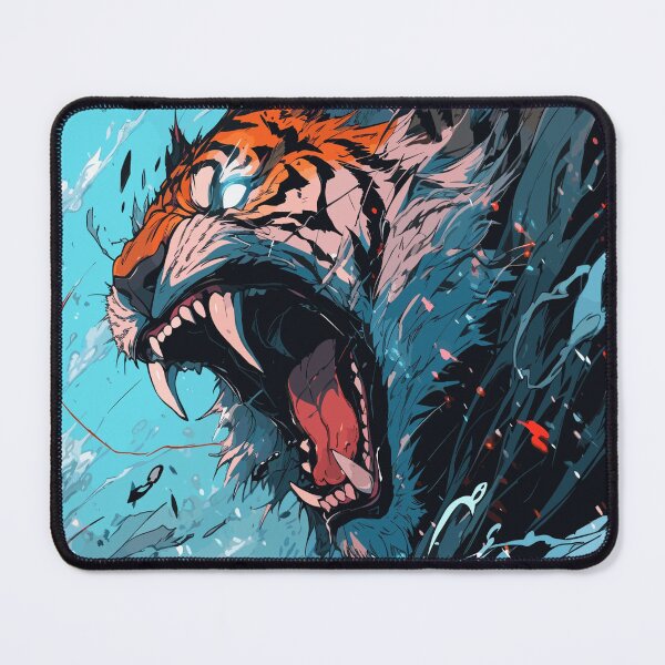Item preview, Savage Splendor: The Fierce Tiger's Colorful Creation designed and sold by EchoingElegance.