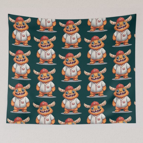 Item preview, Crazy Baseball Monster VIII designed and sold by AgustinaTshirt.