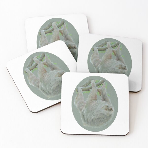 Item preview, Sloth Coloured Pencil Drawing designed and sold by SandraWarmerdam.