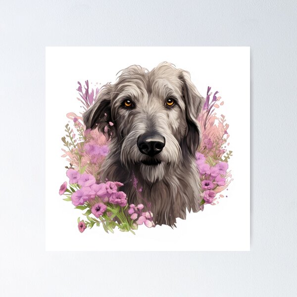 Item preview, Beautiful Irish Wolfhound designed and sold by ZombieLH.