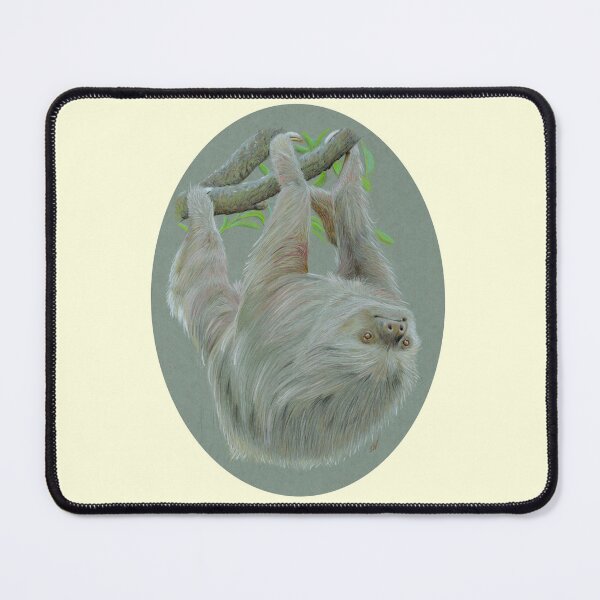 Item preview, Sloth Coloured Pencil Drawing (yellow) designed and sold by SandraWarmerdam.
