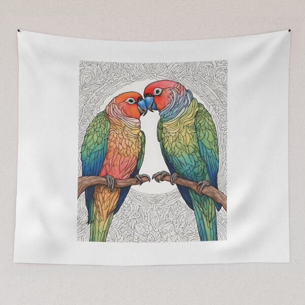 Item preview, African Lovebirds designed and sold by Guerrillagram.