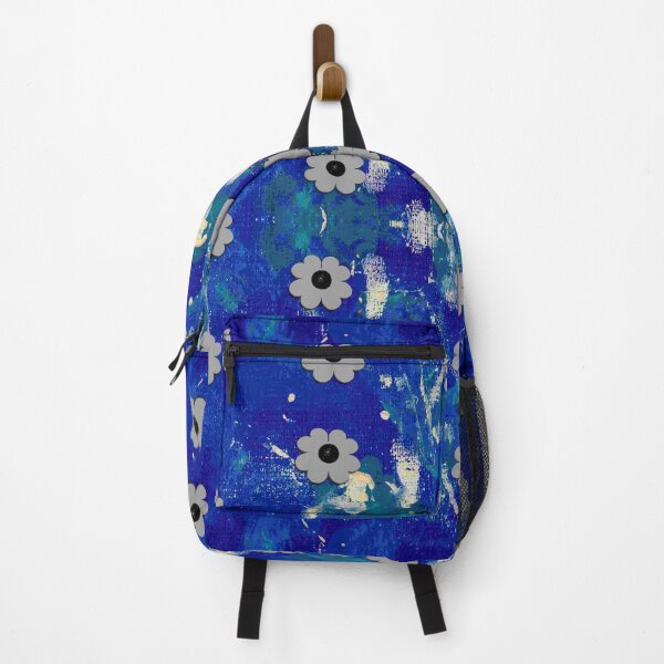 Item preview, oilpainting blue flowers in the peaceful night  designed and sold by Pepita Selles.