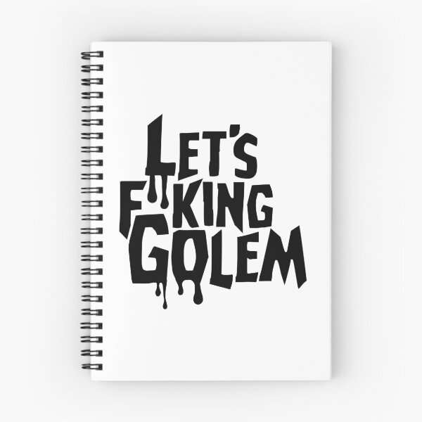 Item preview, Let's F**king Golem designed and sold by Miriam Anzovin.