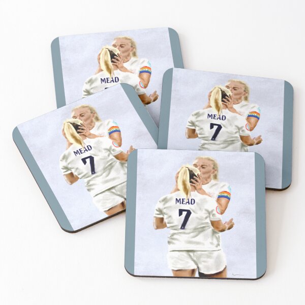 Item preview, Painting of Beth Mead and Leah Williamson after beating Norway designed and sold by TeeganWeston.