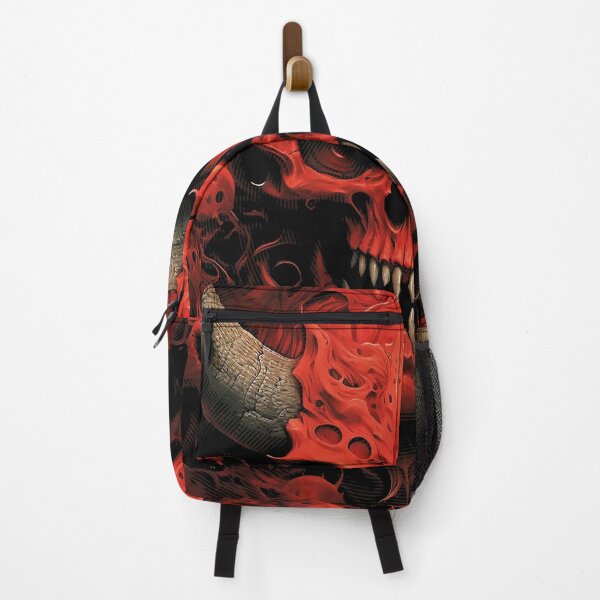 Item preview,  Red skull with horns designed and sold by Dream-Way.