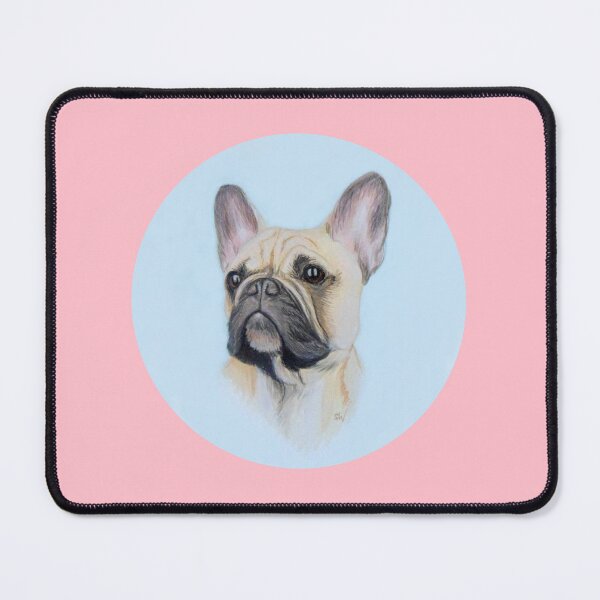 Item preview, French Bulldog Painting (pink) designed and sold by SandraWarmerdam.