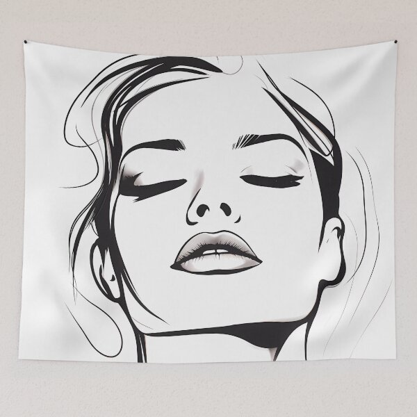 Item preview, "Feminine Sketch" designed and sold by Art-Vortex-fr.