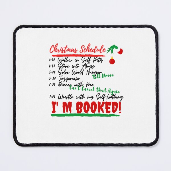 Item preview, Christmas Schedule designed and sold by AgustinaTshirt.