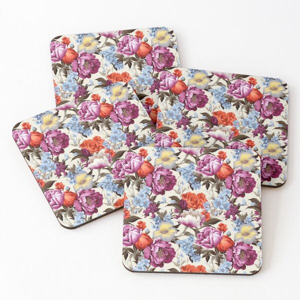 Item preview, Vintage flowers illustration pattern designed and sold by Vindbult.