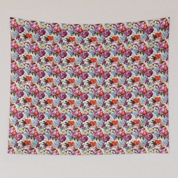 Item preview, Vintage flowers illustration pattern designed and sold by Vindbult.