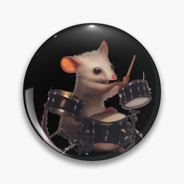 Item preview, Possum playing drums designed and sold by Kuki-shop.