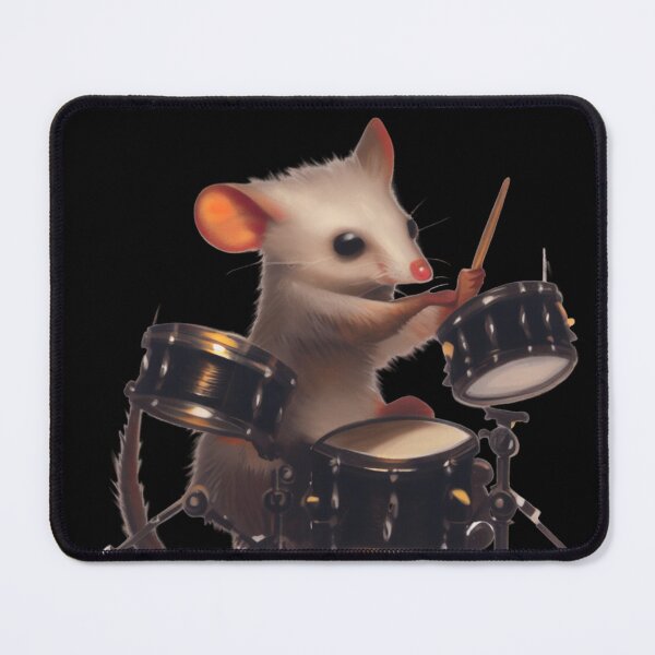 Item preview, Possum playing drums designed and sold by Kuki-shop.