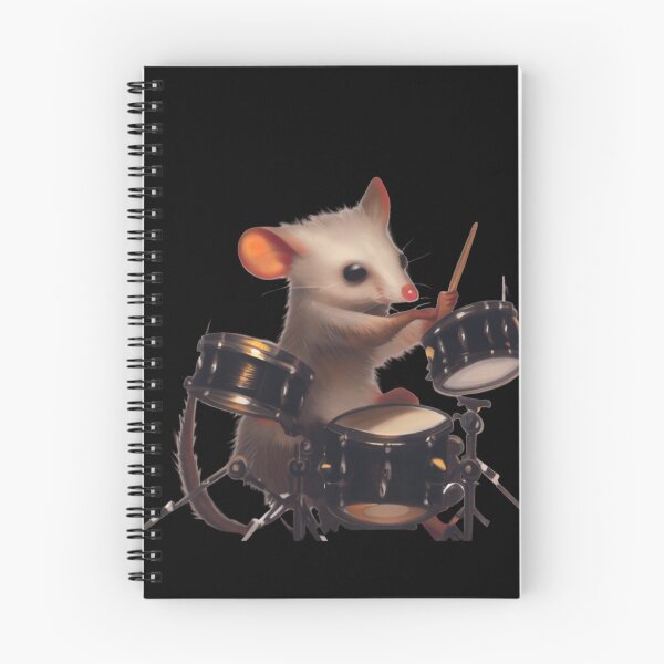 Item preview, Possum playing drums designed and sold by Kuki-shop.