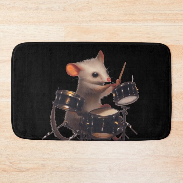 Item preview, Possum playing drums designed and sold by Kuki-shop.