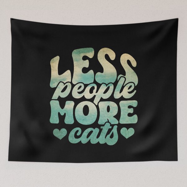 Item preview, Less People More Cats designed and sold by PetSafari.